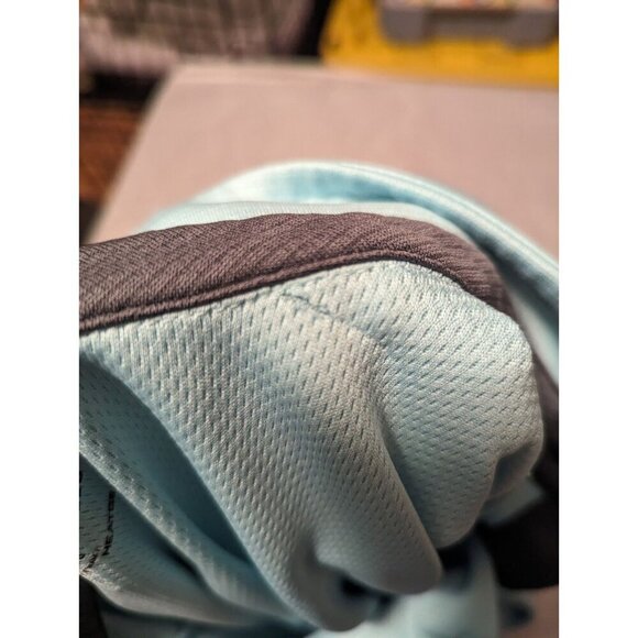 Under Armour Sky Blue Mens Polo Short Sleeve Shirt Size 2XL Loose Fit Heatgear - Picture 7 of 14